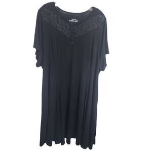 Torrid Black Super Soft Lace Bodice Dress, 3X